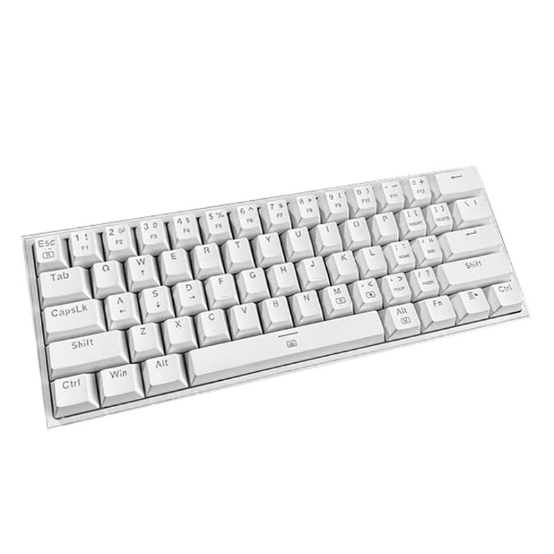 کیبورد گیمینگ ردراگون مدل K617 FIZZ، سوییچ مکانیکال قرمز، Tenkeyless، نورپردازی RGB