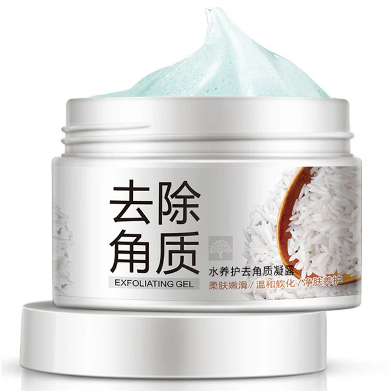 اسکراب لایه بردار پوست بایواکوا مدل  Brightening Exfoliating Rice Gel حجم 140 میلی لیتر