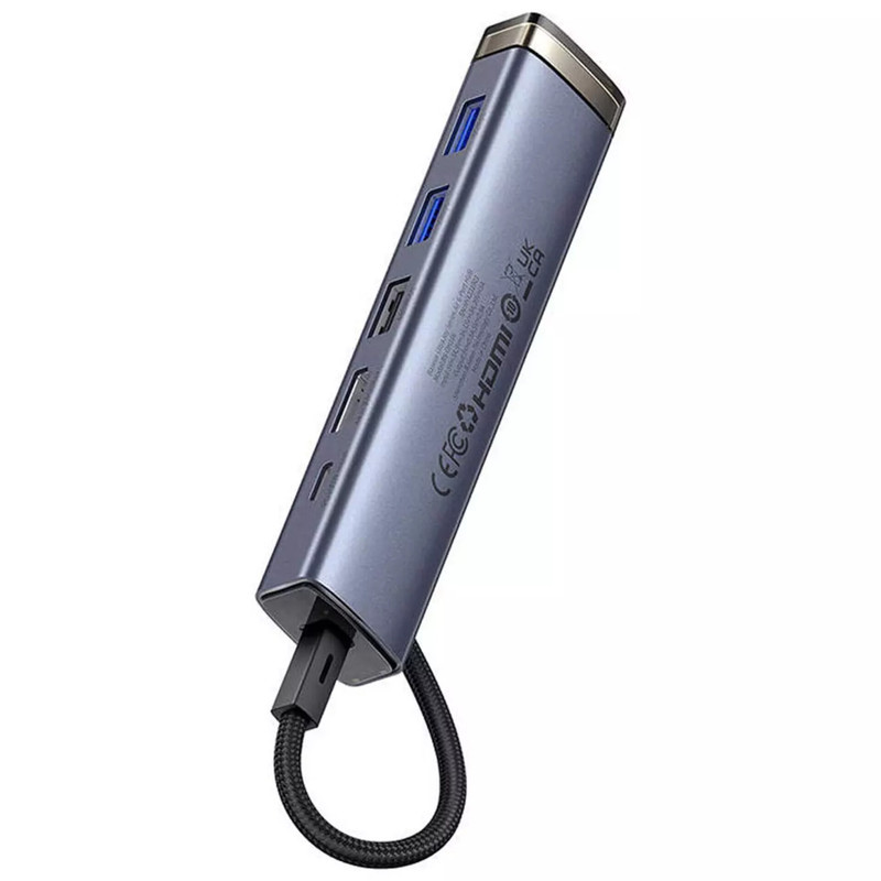 هاب 6 پورت USB-C باسئوس مدل BS-OH164