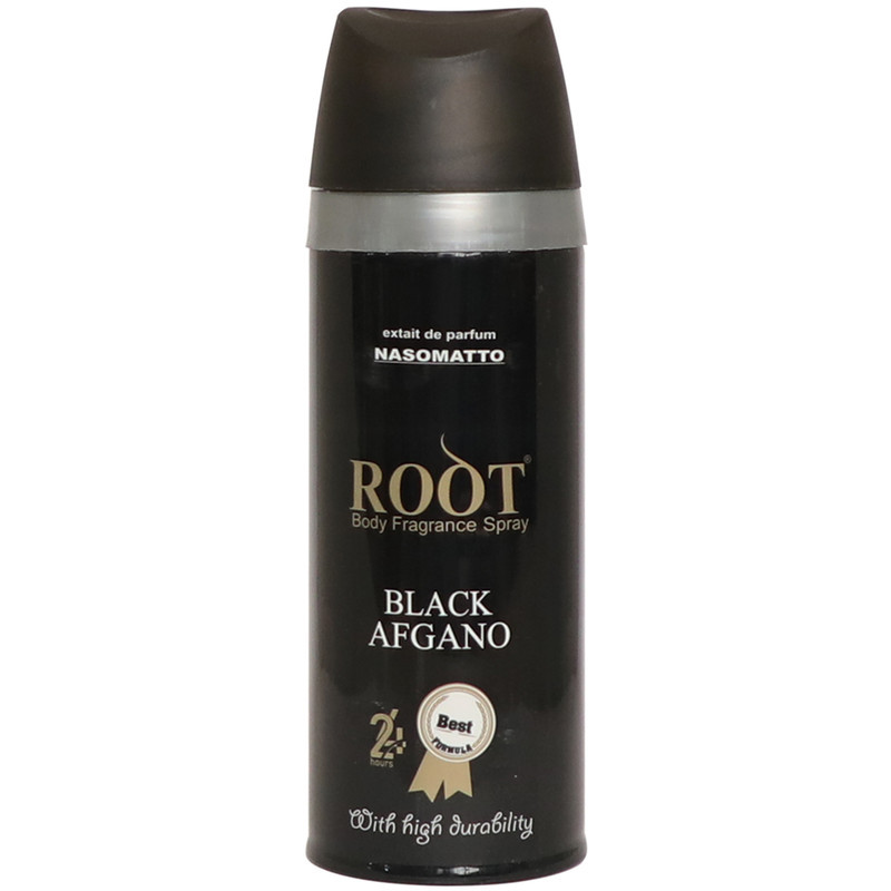 اسپری خوشبو کننده بدن مردانه روت مدل Black Afgano حجم 200 میلی لیتر
