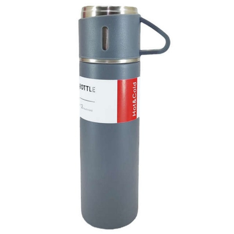 فلاسک و لیوان مدل hot-cold گنجایش 0.5 لیتر بسته 3 عددی