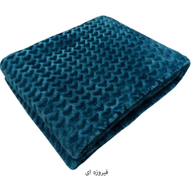 پتو یک نفره گلبافت مدل قلبی  سایز 200x150 سانتی‌متر