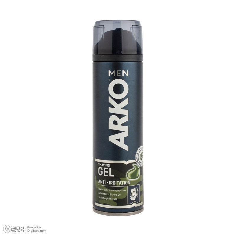 ژل اصلاح آرکو من مدل Anti Irritation حجم 200 میلی لیتر