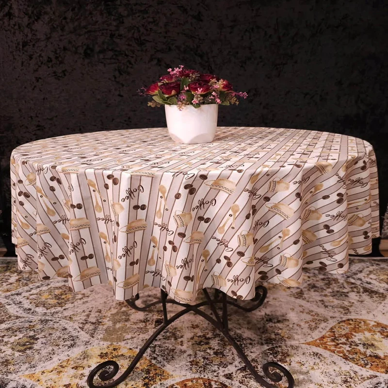 رومیزی رزین تاژ طرح قهوه کد 180
