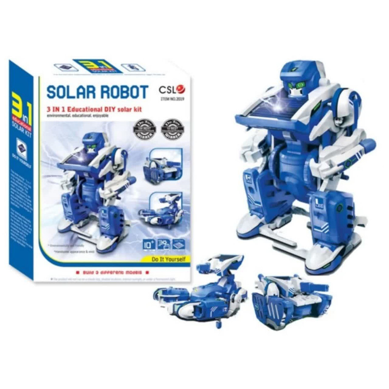 ربات ناب سل مدل آموزشی سولار خورشیدی 3 در 1 SOLAR ROBOT 3IN1 EDUCATIONAL DIY SOLAR KIT