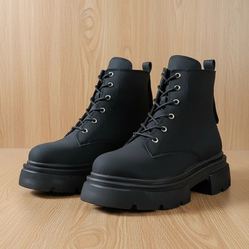 نیم بوت زنانه مدل Combat Sole