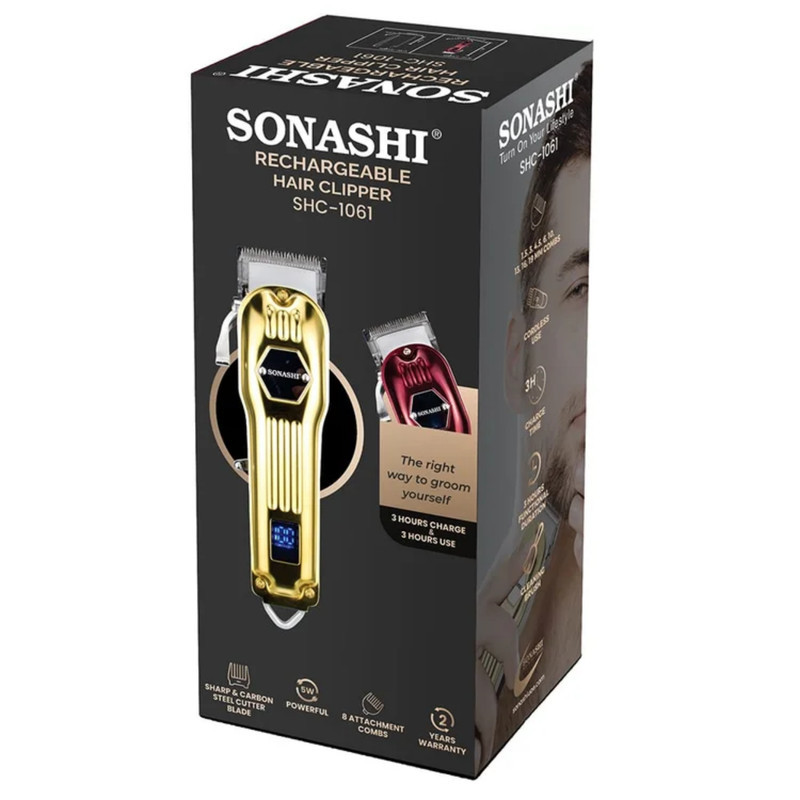 ماشین اصلاح سر و صورت شارژی سوناشی مدل SHC-1061