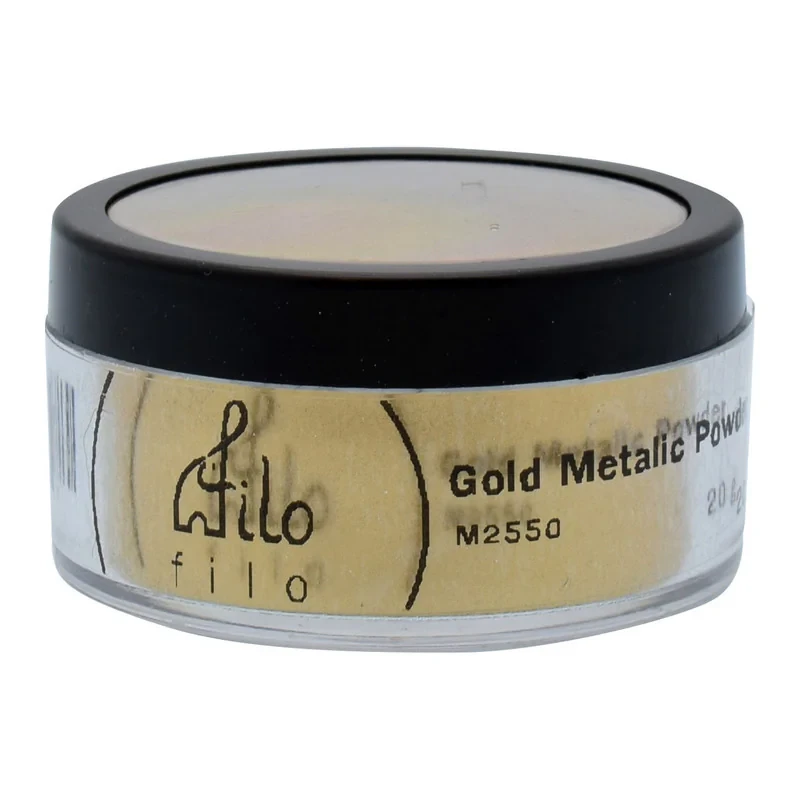 پودر رنگ فیلو مدل metalic powder کد M2 حجم 15 میلی‌لیتر