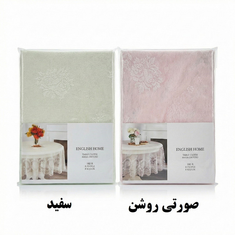 رومیزی انگلیش هوم مدل New Rose Branch سایز 180x180 سانتی‌متر