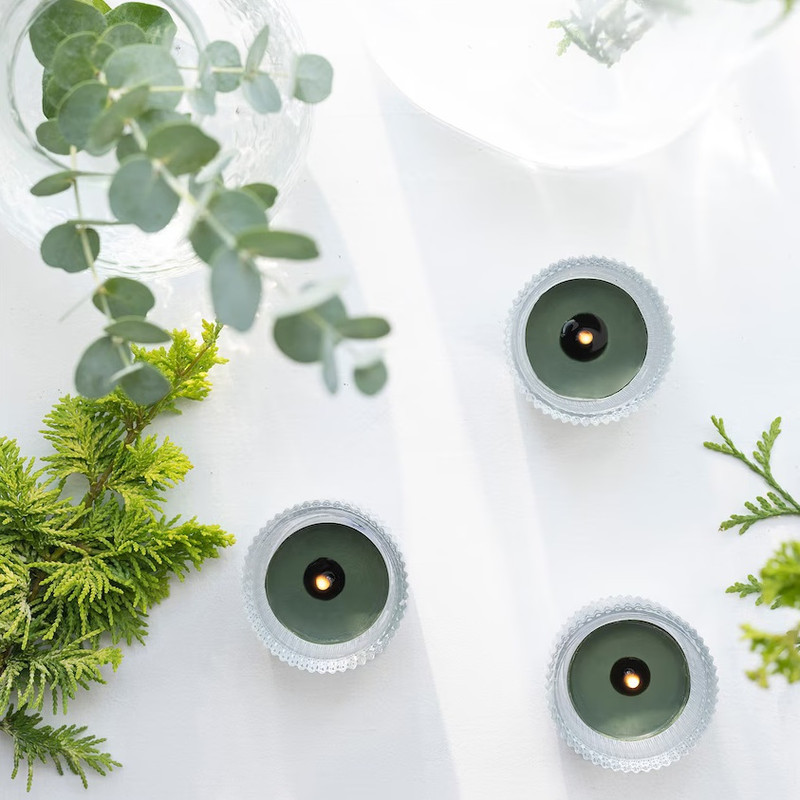 شمع وارمر ایکیا مدل JAMTSKOGEN بسته 30 عددی