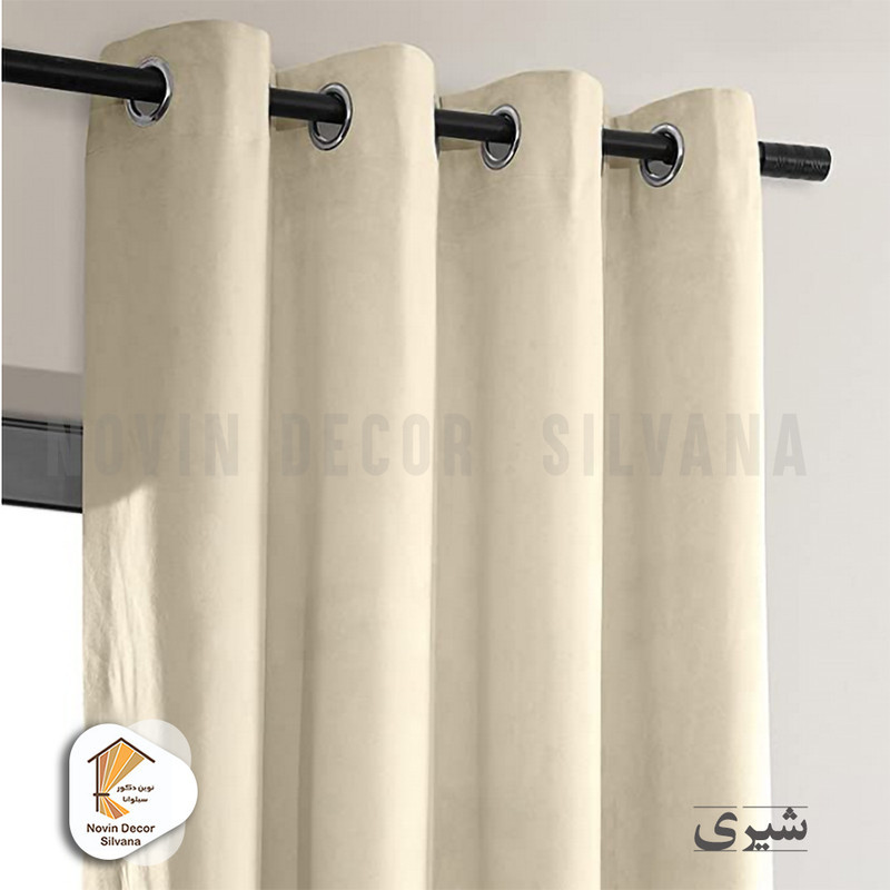 پرده نوین دکور سیلوانا مدل مخمل کالیفرنیا 28 سایز 280x140 سانتی‌متر