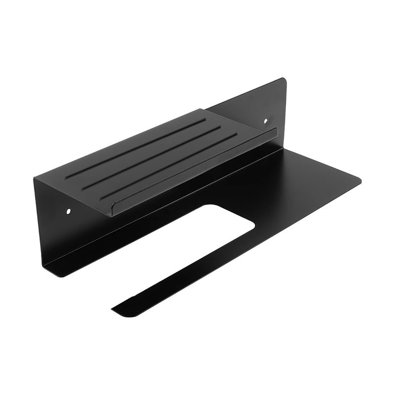 پایه رول دستمال کاغذی مدل کناره دار فلزی کد zb11