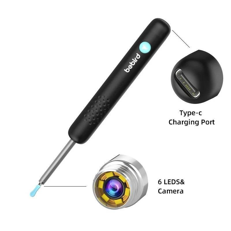 گوش پاک‌کن بیبرد مدل  NewPack-R1-black
