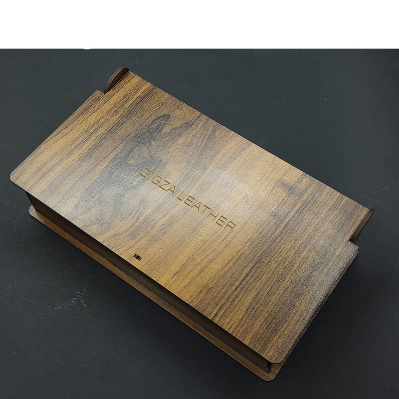 ست هدیه مردانه زیگزا مدل چرم طبیعی B05