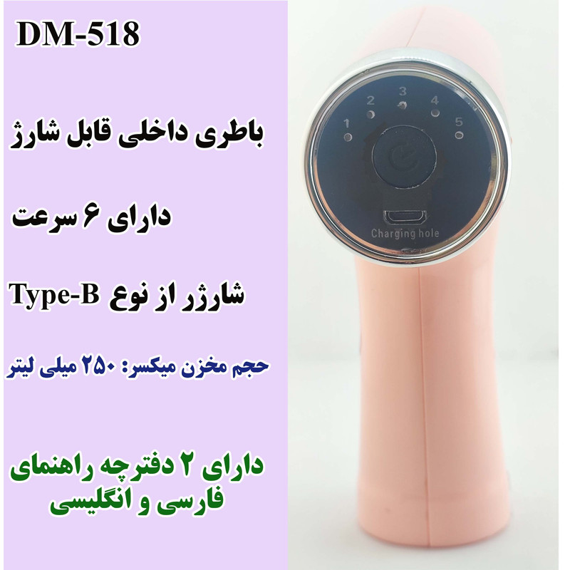 خردکن 250 میلی لیتری مدل DM-518 2IN1