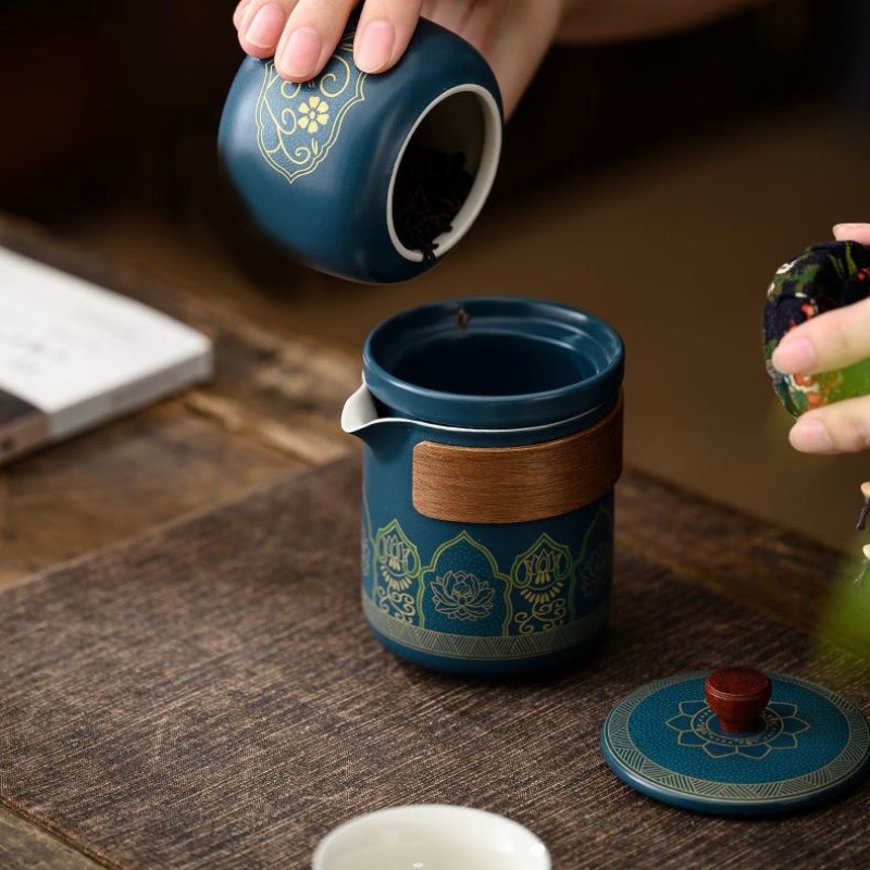 ست هدیه اشن مدل Herbal Tea طرح سرویس چای خوری