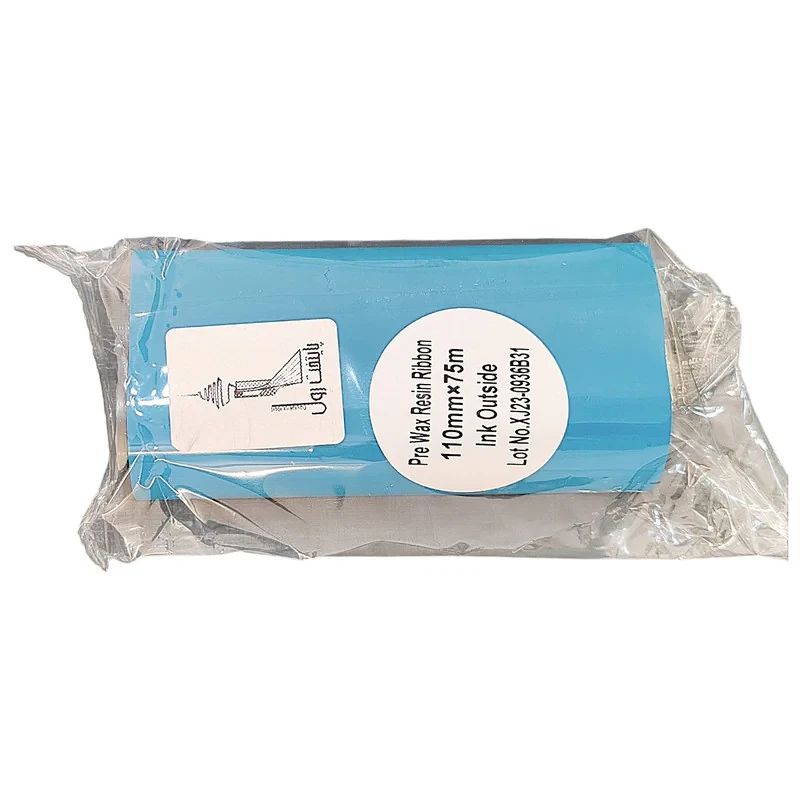 ریبون پرینتر لیبل زن پایتخت رول مدل P-Wax Resin 110*75
