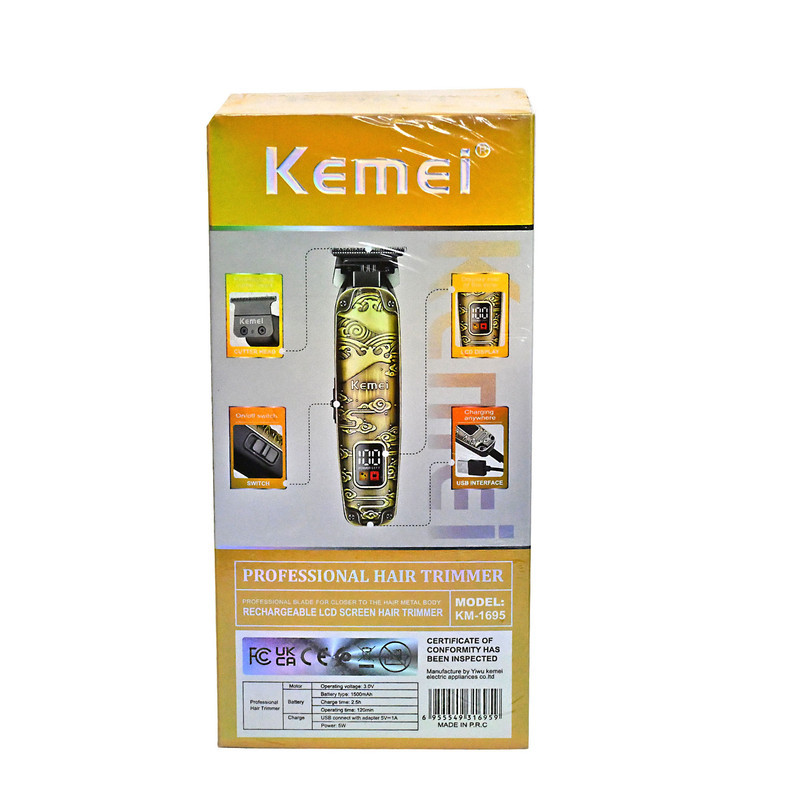 ماشین اصلاح موی سر و صورت شارژی کیمی مدل KM-1695