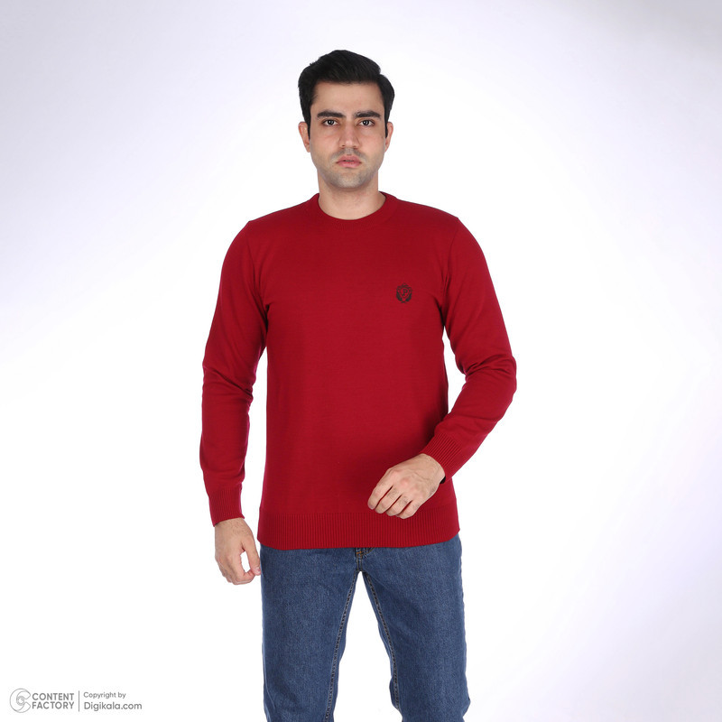 پلیور یقه گرد مردانه تریکو پاییزان مدل  PR700