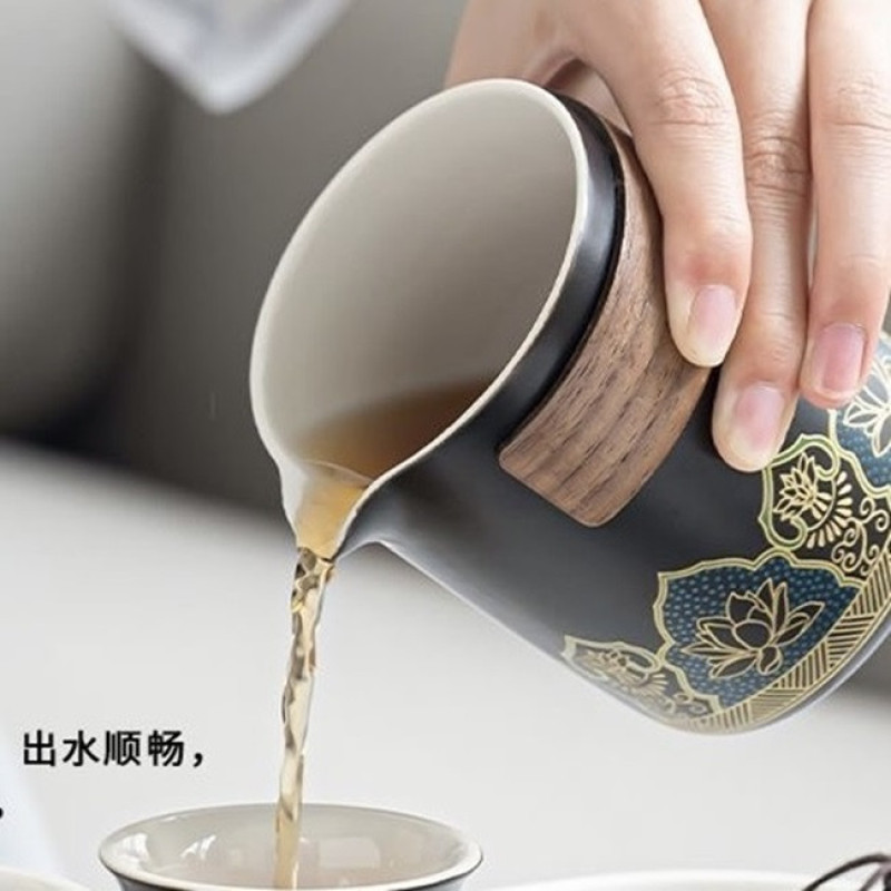 ست هدیه اشن مدل Herbal Tea طرح سرویس چای خوری