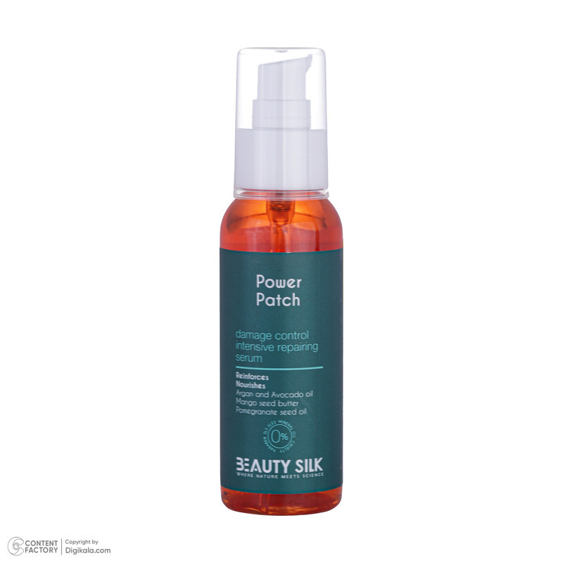 روغن آرگان تقویت کننده بیوتی سیلک مدل Power Patch مناسب برای انواع مو حجم 100 میلی لیتر