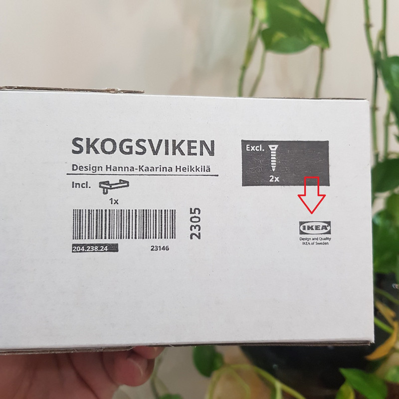پایه رول دستمال کاغذی ایکیا مدل SKOGSVIKEN کد 23824