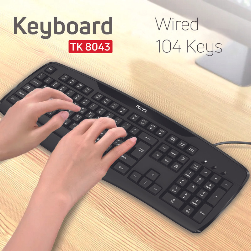 کیبورد تسکو مدل TK 8043