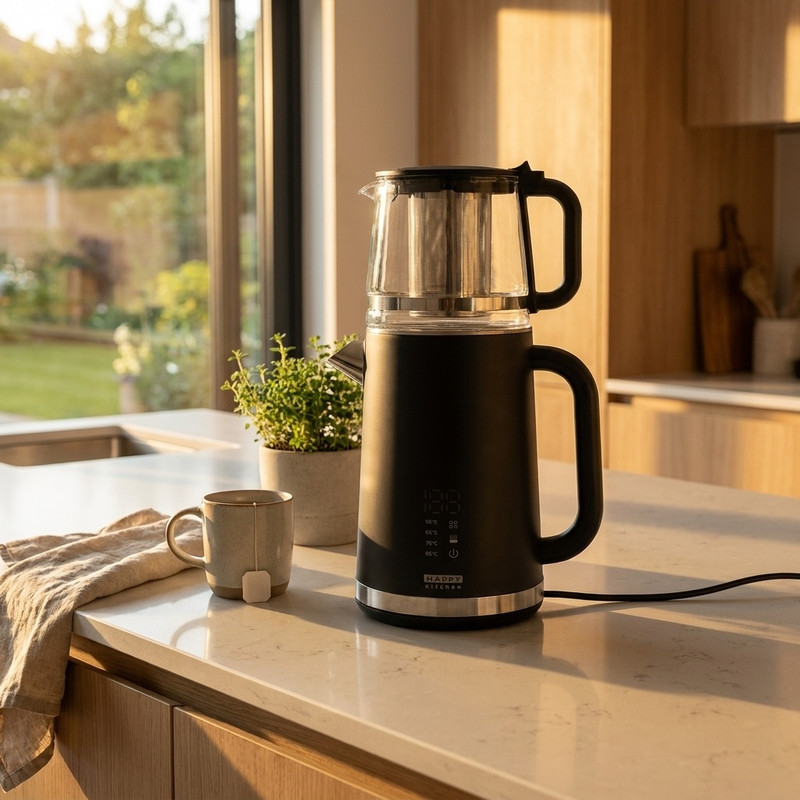چای ساز روی هم هپی کیچن مدل HK-261B