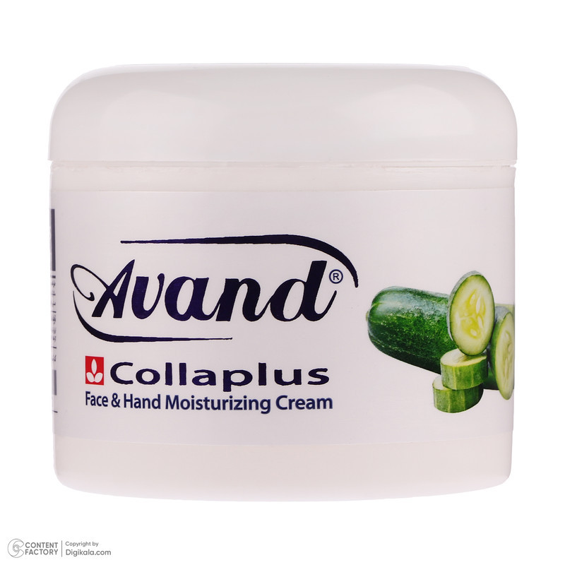 کرم مرطوب کننده دست و صورت آوند مدل Cucumber مناسب انواع پوست وزن 200 گرم