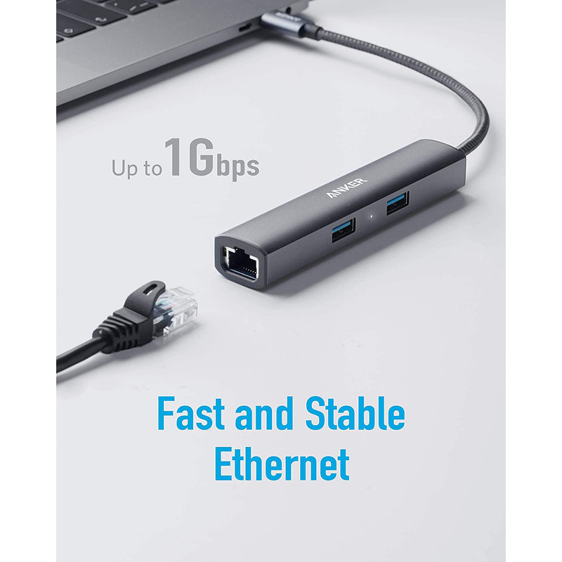 هاب 5 پورت USB-C انکر مدل Powerexpand A8355