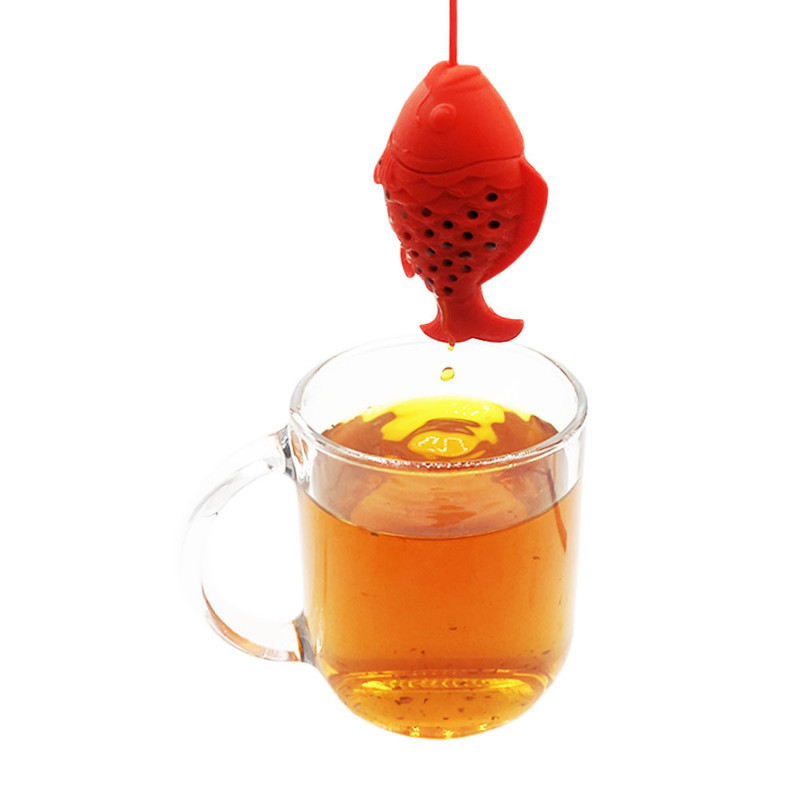 دمنوش ساز مدل ماهی سیلیکونی