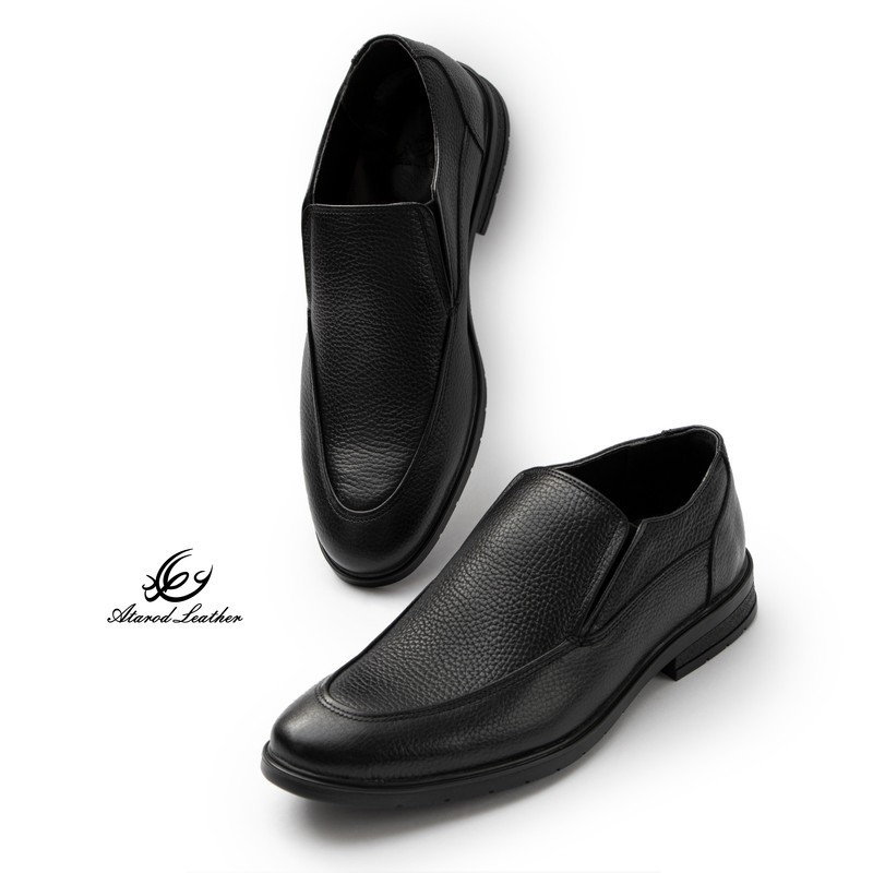 کفش رسمی مردانه چرم عطارد مدل چرم طبیعی کد SH357