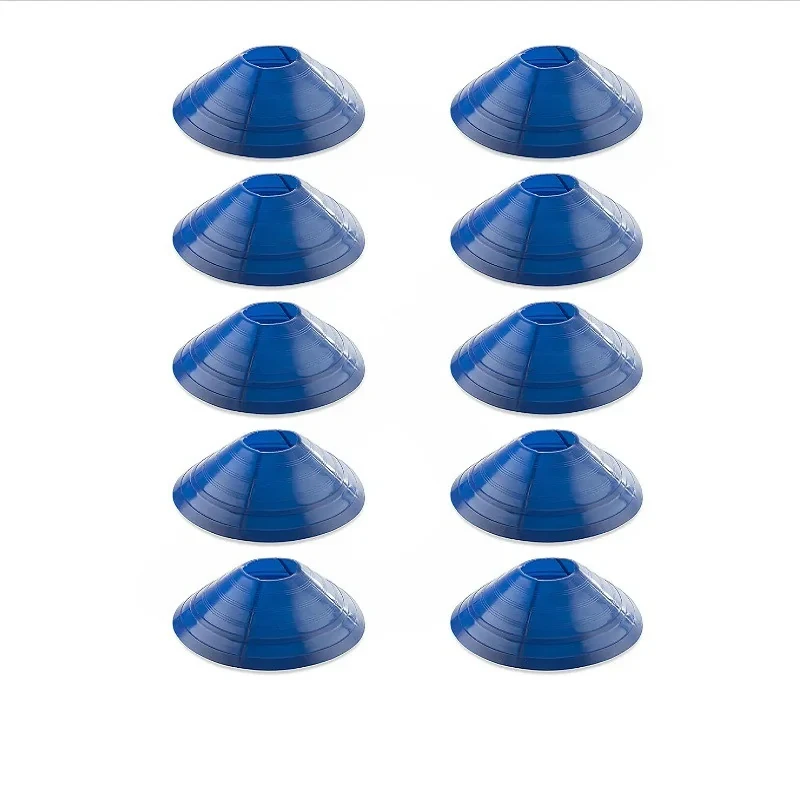 مانع تمرین فوتبال مدل ژله ای نشکن Cones 2023 مجموعه 10 عددی