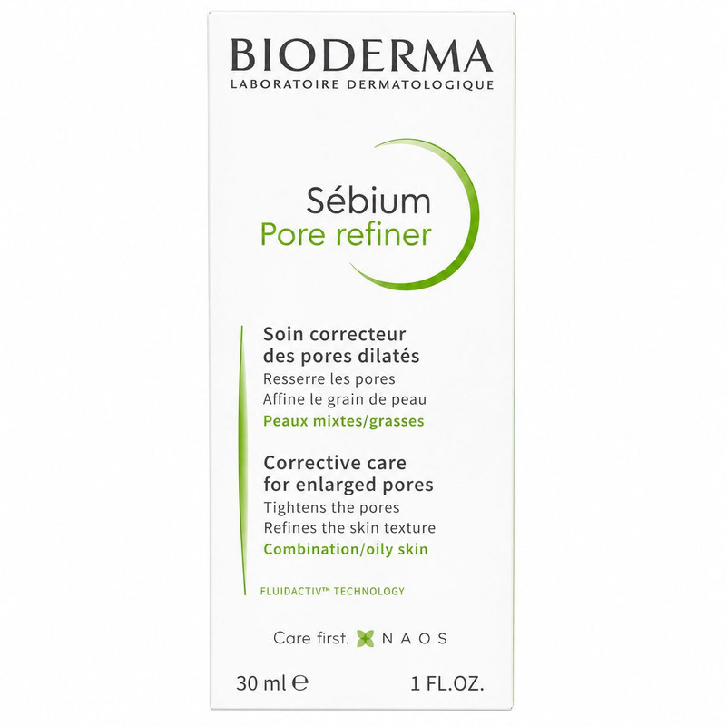 کرم کوچک کننده منافذ باز پوست بایودرما مدل Sébium Pore Refiner مناسب برای پوست چرب حجم 30 میلی لیتر