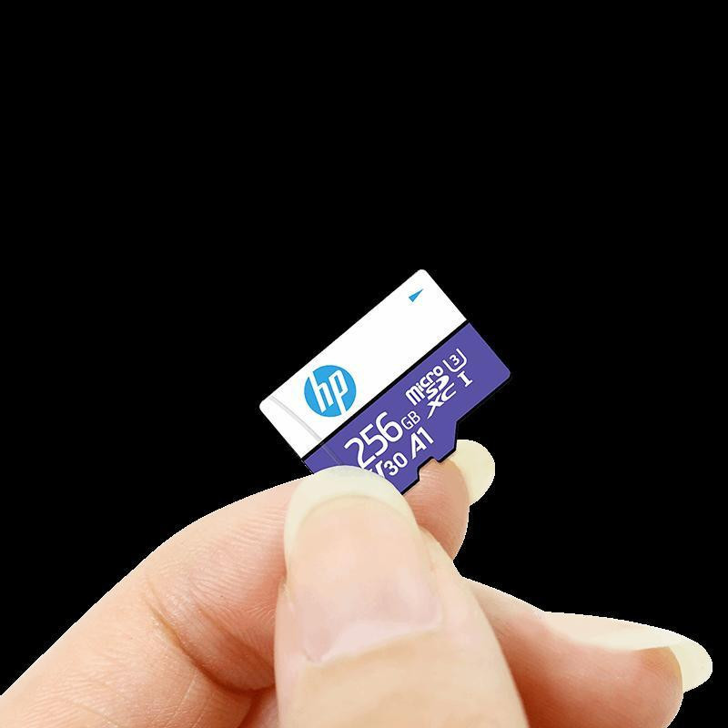 کارت حافظه MicroSD اچ پی مدل mx330 کلاس 10 استاندارد UHS-I U3 سرعت 100MBps ظرفیت 256 گیگابایت به همراه آداپتور SD