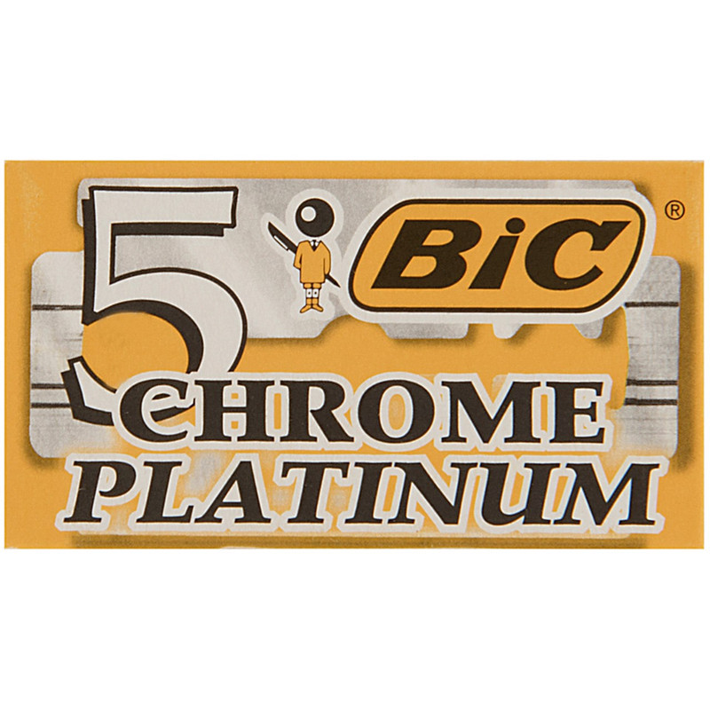 تیغ یدک بیک مدل Platinum Chromium Double Edge