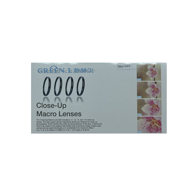 فیلتر لنز گرین ال مدل CLOSE-UP(+1,+2,+4,+10) -43MM
