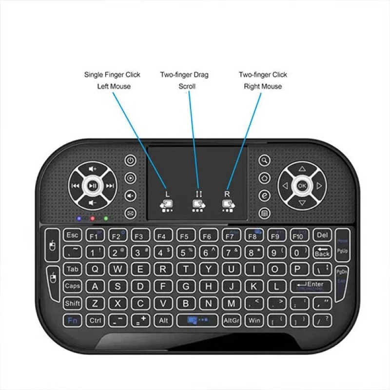 کیبورد بی‌سیم آی تی لینک مدل BT 2.4 Backlite