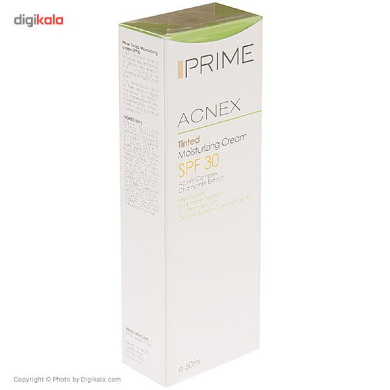 کرم مرطوب کننده رنگی پرایم مدل Acnex SPF 30 حجم 50 میلی لیتر192622