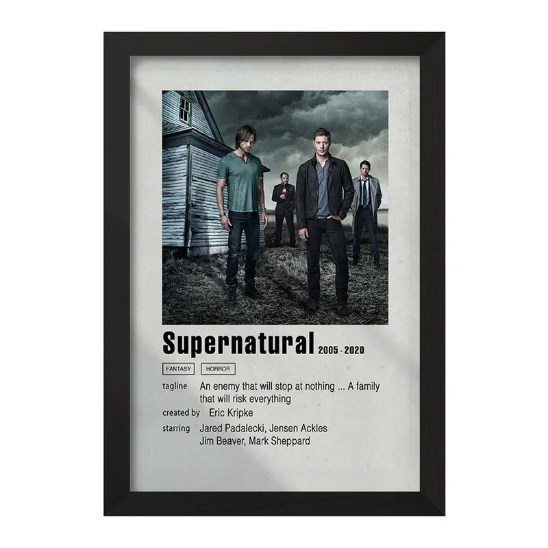 تابلو خندالو مدل سوپرنچرال (Supernatural) کد F11277