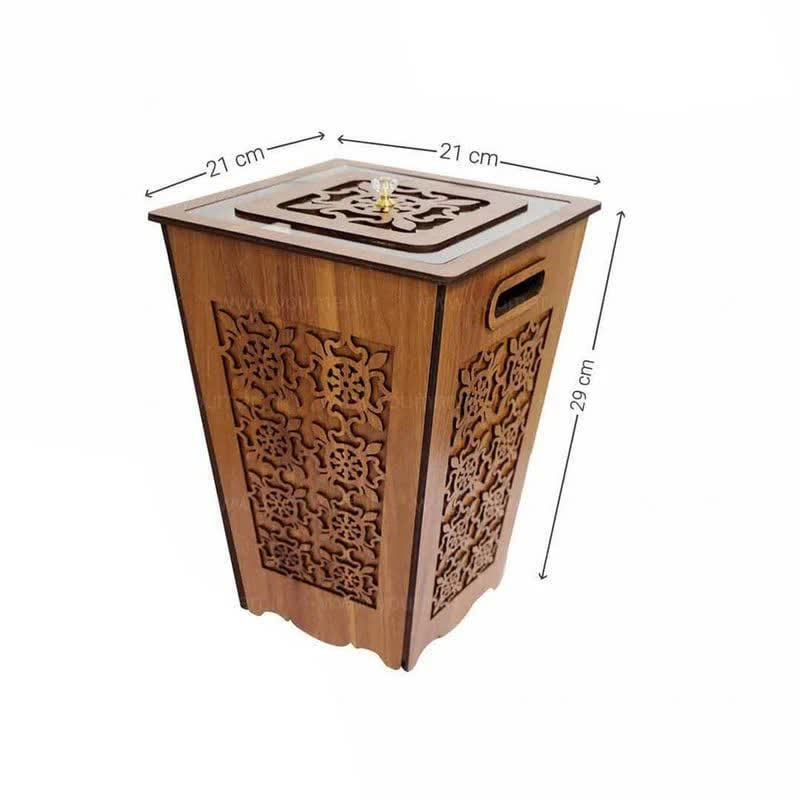 ست سطل زباله و جای دستمال کاغذی مدل 001
