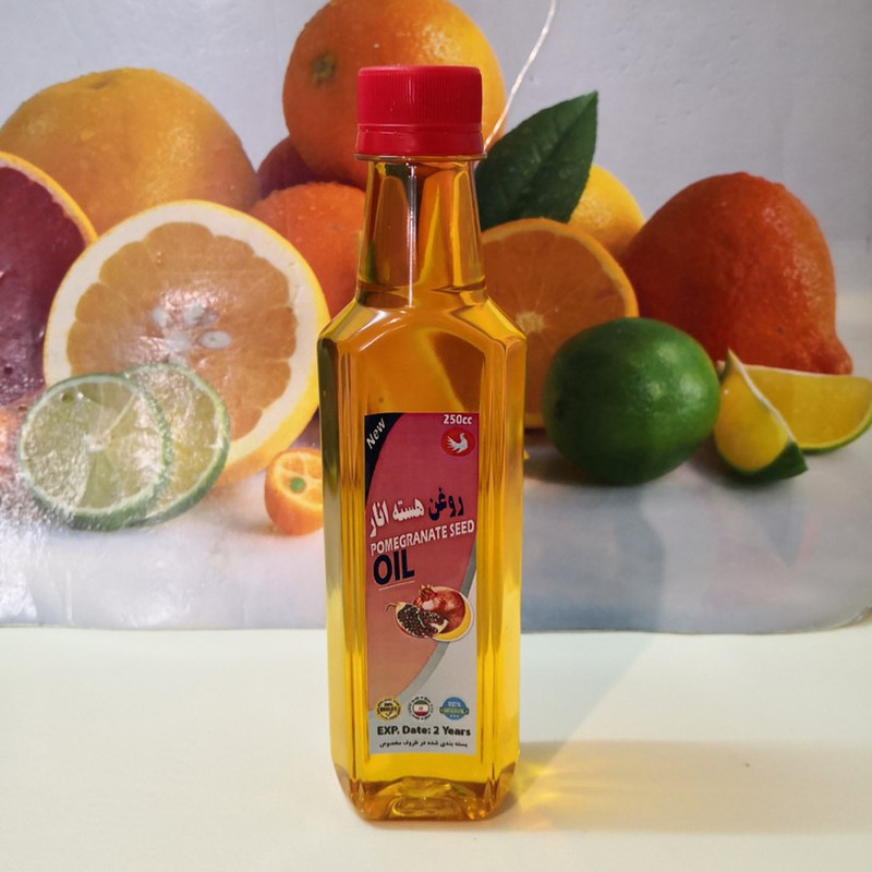 روغن هسته انار پامکا مدل پرس سرد حجم 250 میلی لیتر