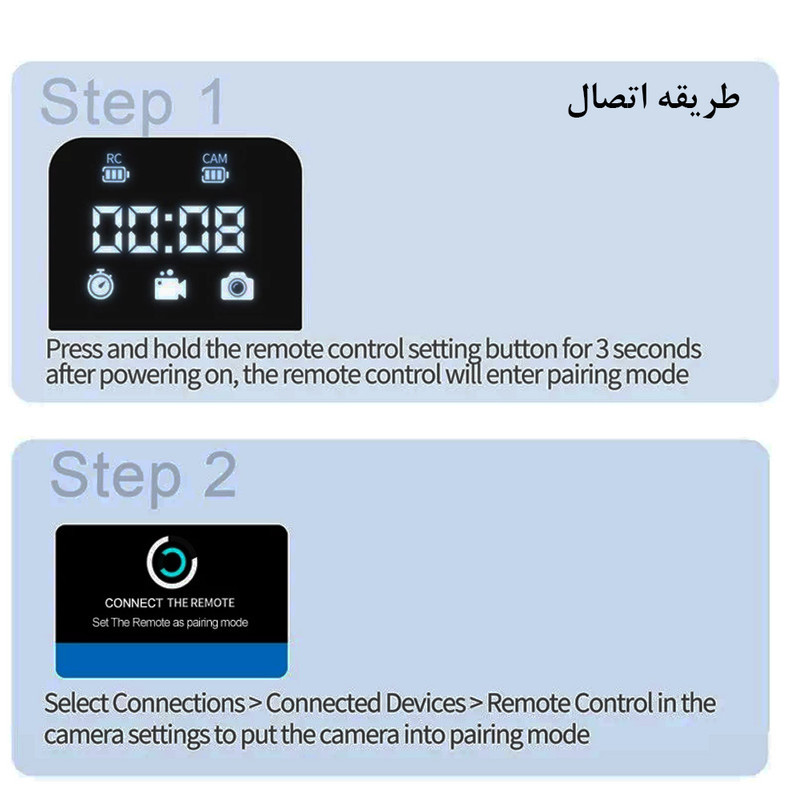 ریموت کنترل تلسین مدل T10 مناسب برای دوربین گوپرو Hero 8  9  10  11  Max