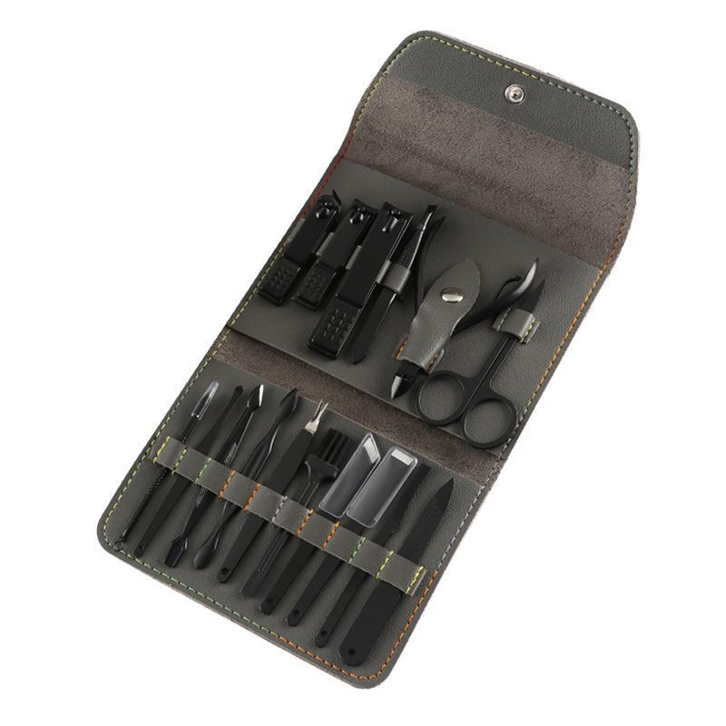ست مانیکور و پدیکور مدل 16-Leather مجموعه 16 عددی