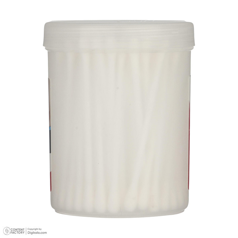 گوش پاک کن گل ارکیده خراسان مدل cotton swabs بسته 100 عددی