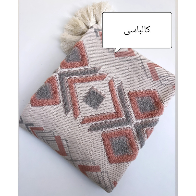 شال مبل مدل پانچدوزی سهند  سایز 170×140 سانتی متر