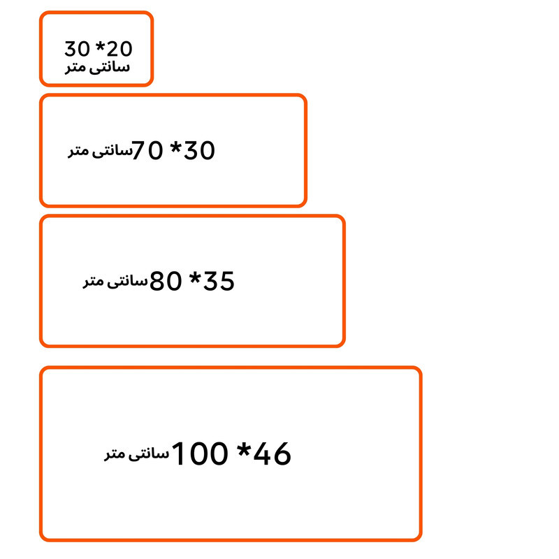 ماوس پد پِروین مدل DE-35 سایز 100*46 سانتی متر