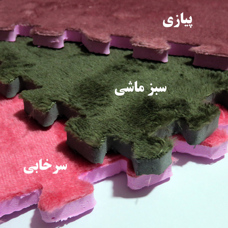 کفپوش تاتامی بهتا مدل مخملی بسته 6 عددی
