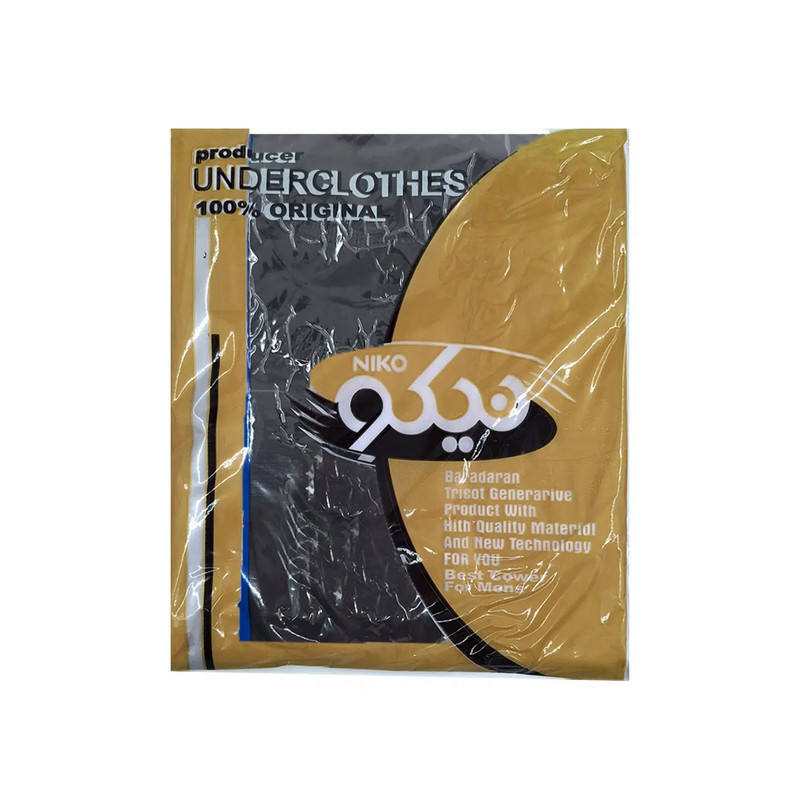 زیرپوش رکابی یقه باز مردانه مدل N8520 یکرو