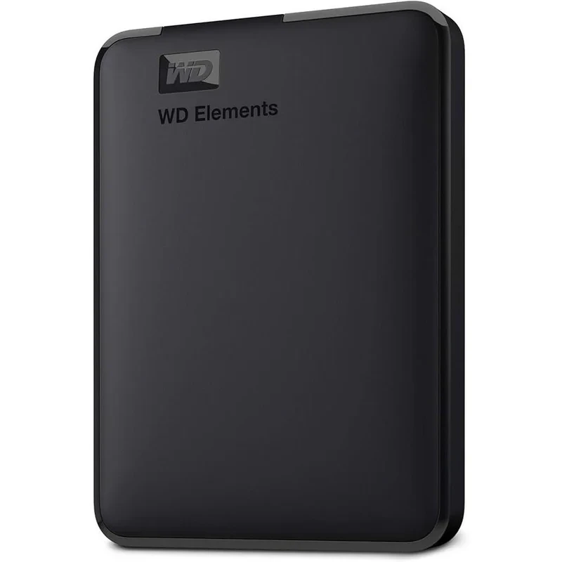 هارد اکسترنال وسترن دیجیتال مدل Elements  ظرفیت چهار ترابایت دارای رابط USB Type-A 3.2